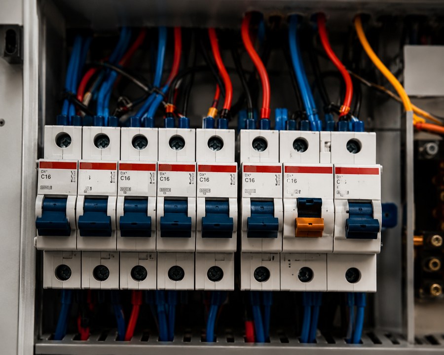 Instalação elétrica industrial