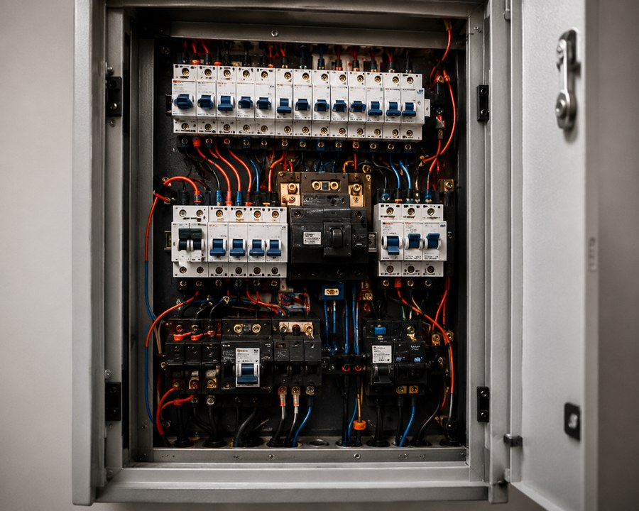 Quadro de distribuição reorganizado